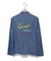 KENZO (ケンゾー) 刺繍ロゴデニムシャツ インディゴ サイズ:ｓ：10000円