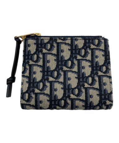 【Christian Dior】トロッター柄 コットン ノースリーブ M 美品 Dior ディオール トロッター ノースリーブ ワンピース ピンク 42 XL