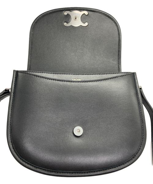CELINE（セリーヌ）CELINE (セリーヌ) Medium besace ブラックの古着・服飾アイテム