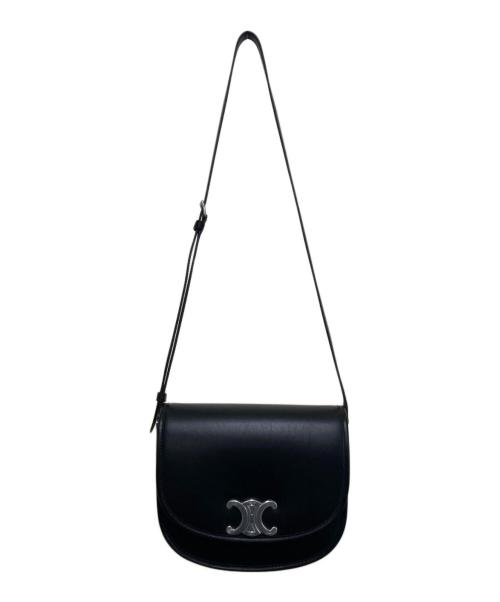 CELINE（セリーヌ）CELINE (セリーヌ) Medium besace ブラックの古着・服飾アイテム