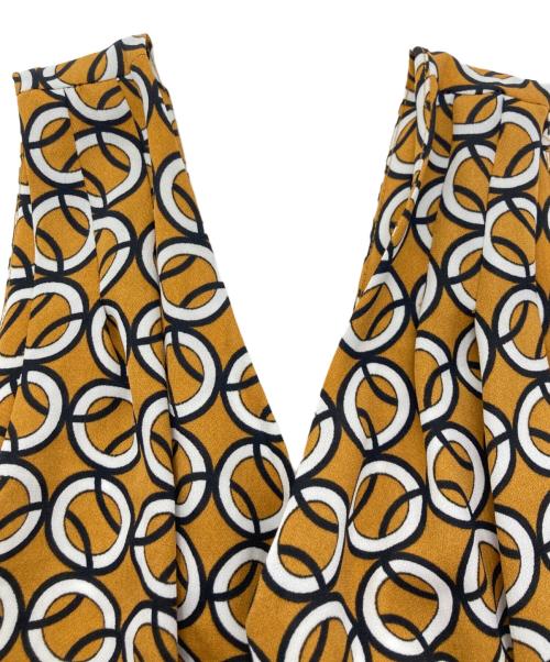 eimy istoire（エイミーイストワール）eimy istoire (エイミーイストワール) プリーツドッキングオールインワン ブラウン サイズ:Fの古着・服飾アイテム