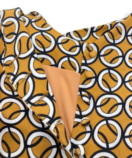 eimy istoire（エイミーイストワール）eimy istoire (エイミーイストワール) プリーツドッキングオールインワン ブラウン サイズ:Fの古着・服飾アイテム