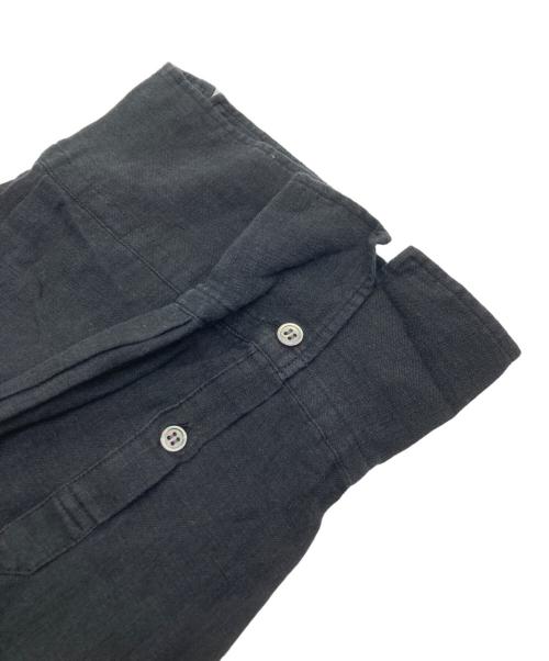 23区（ニジュウサンク）23区 (ニジュウサンク) リネンブラウス ブラック サイズ:38の古着・服飾アイテム