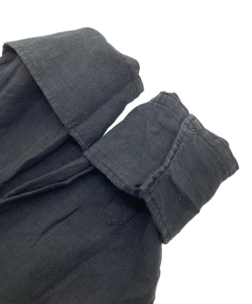 23区（ニジュウサンク）23区 (ニジュウサンク) リネンブラウス ブラック サイズ:38の古着・服飾アイテム