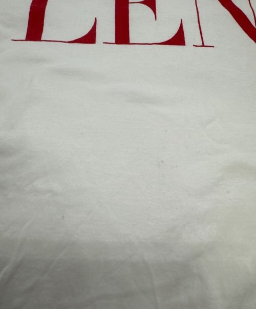 VALENTINO（ヴァレンティノ）VALENTINO (ヴァレンティノ) ロゴＴシャツ ホワイト×レッド サイズ:Sの古着・服飾アイテム