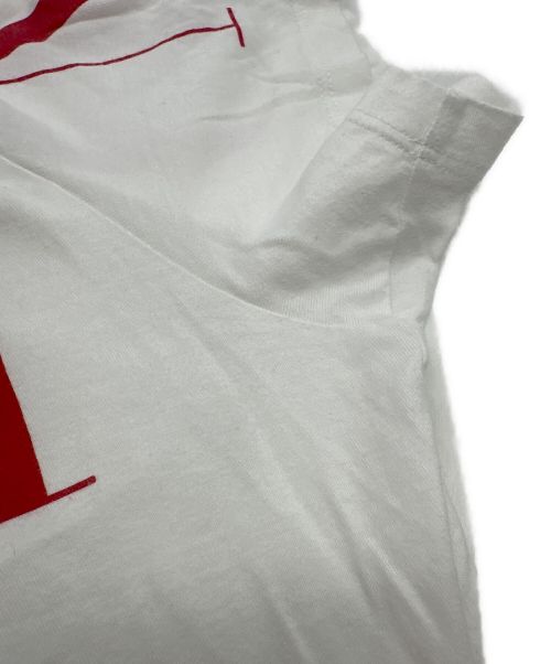 VALENTINO（ヴァレンティノ）VALENTINO (ヴァレンティノ) ロゴＴシャツ ホワイト×レッド サイズ:Sの古着・服飾アイテム