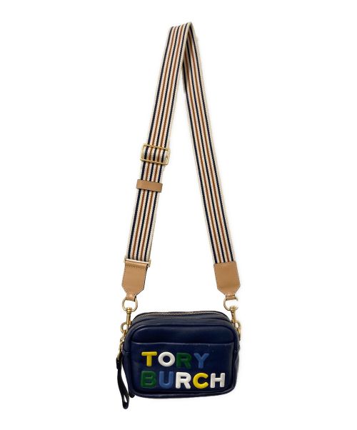 TORY BURCH（トリーバーチ）TORY BURCH (トリーバーチ) FREQUENCY MINI BAG ネイビーの古着・服飾アイテム