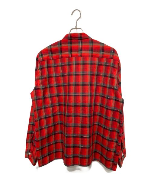 Arc de Triomphe By E&W（Arc de Triomphe By E&W）Arc de Triomphe By E&W (Arc de Triomphe By E&W) コットンシャツ レッド サイズ:Lの古着・服飾アイテム