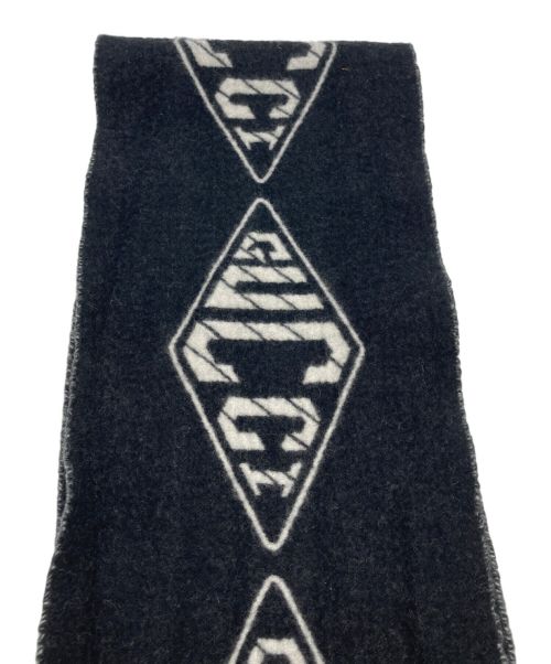 GUCCI（グッチ）GUCCI (グッチ) マフラー ブラックの古着・服飾アイテム