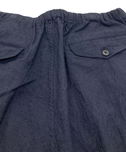 COMOLI（コモリ）COMOLI (コモリ) ウールニータックパンツ ネイビー サイズ:SIZE3の古着・服飾アイテム
