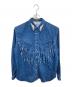 TOGA ARCHIVES（トーガアーカイブス）の古着「Denim fringe shirt / デニムフリンジシャツ」｜ブルー