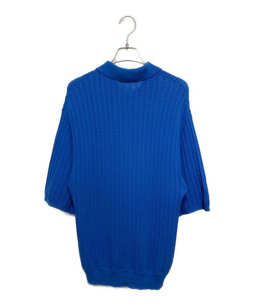 BEAUTY&YOUTH（ビューティーアンドユース）BEAUTY&YOUTH (ビューティーアンドユース) ショートスリーブ ニット ブルー サイズ:FREEの古着・服飾アイテム