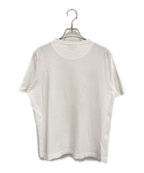 GUCCI（グッチ）GUCCI (グッチ) GGインターロッキングロゴ刺繍Tシャツ ホワイト サイズ:Ｍの古着・服飾アイテム