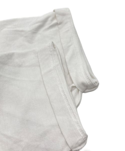 GUCCI（グッチ）GUCCI (グッチ) GGインターロッキングロゴ刺繍Tシャツ ホワイト サイズ:Ｍの古着・服飾アイテム