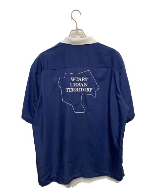 WTAPS（ダブルタップス）WTAPS (ダブルタップス) オープンカラーシャツ ブルー サイズ:Lの古着・服飾アイテム