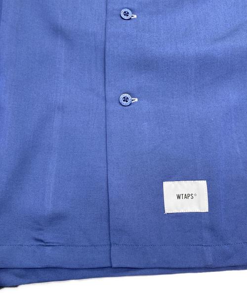 WTAPS（ダブルタップス）WTAPS (ダブルタップス) オープンカラーシャツ ブルー サイズ:Lの古着・服飾アイテム