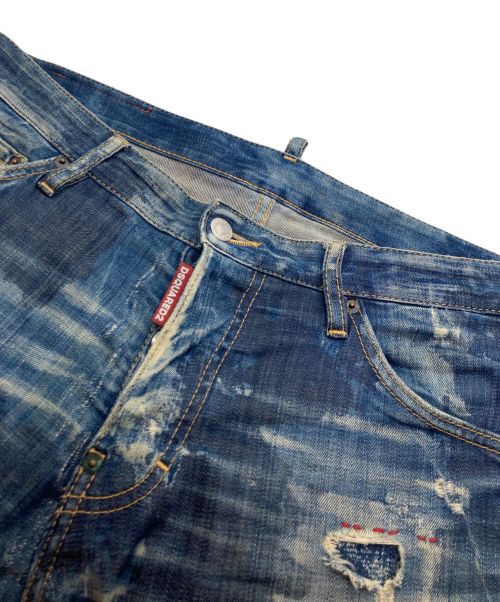 DSQUARED2（ディースクエアード）DSQUARED2 (ディースクエアード) デニムパンツ インディゴ サイズ:46の古着・服飾アイテム