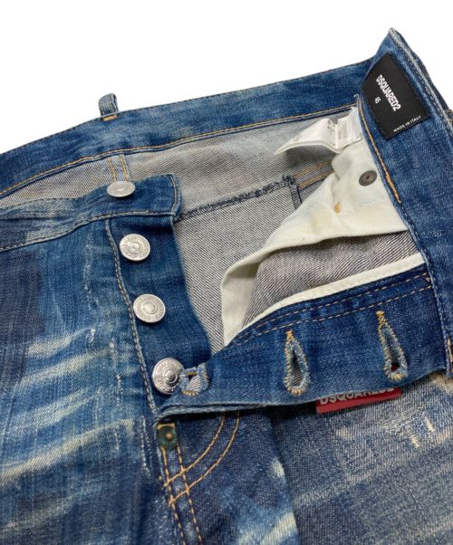 DSQUARED2（ディースクエアード）DSQUARED2 (ディースクエアード) デニムパンツ インディゴ サイズ:46の古着・服飾アイテム