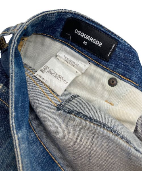 DSQUARED2（ディースクエアード）DSQUARED2 (ディースクエアード) デニムパンツ インディゴ サイズ:46の古着・服飾アイテム