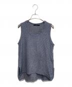 45Rフォーティファイブ・アール）の古着「リネンノースリーブニット」｜ネイビー