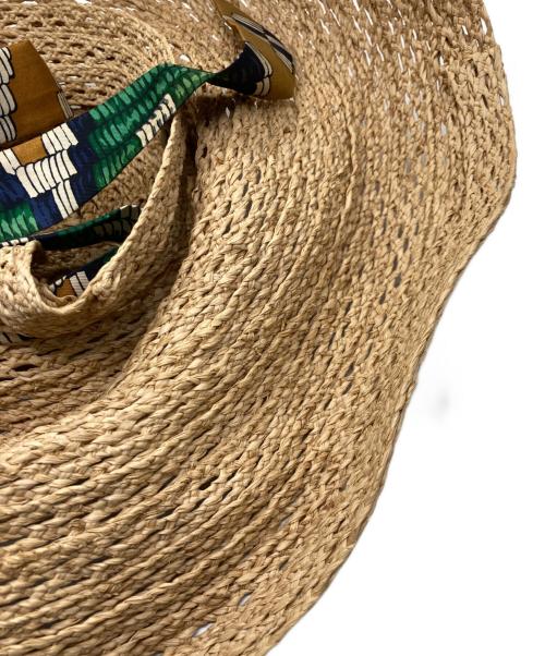 45R（フォーティファイブ・アール）45R (フォーティファイブ・アール) ラフィアハット ナチュラルの古着・服飾アイテム