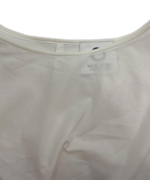 MARW UNITED ARROWS（マルゥ ユナイテッドアローズ）MARW UNITED ARROWS (マルゥ ユナイテッドアローズ) ショート丈ドローコードブラウス ホワイト サイズ:FREEの古着・服飾アイテム