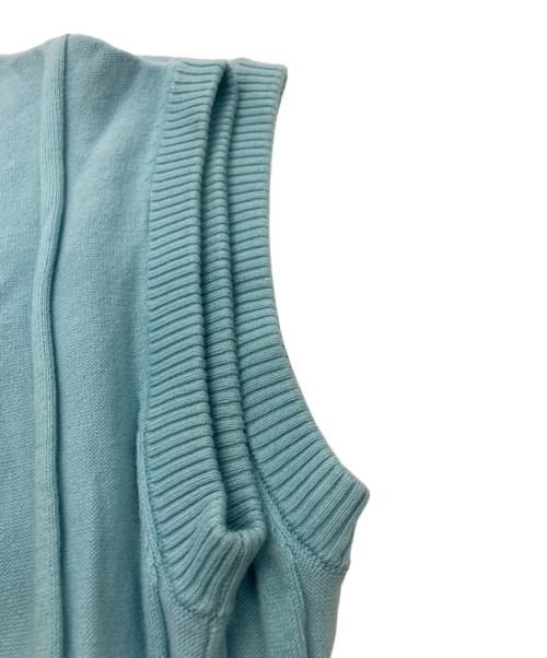 CINOH（チノ）CINOH (チノ) STUDIOUS別注ノースリーブニットドレス ブルー サイズ:36 未使用品の古着・服飾アイテム