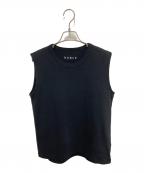 Nobleノーブル）の古着「スビンコットンスリーブレスTシャツ」｜ブラック