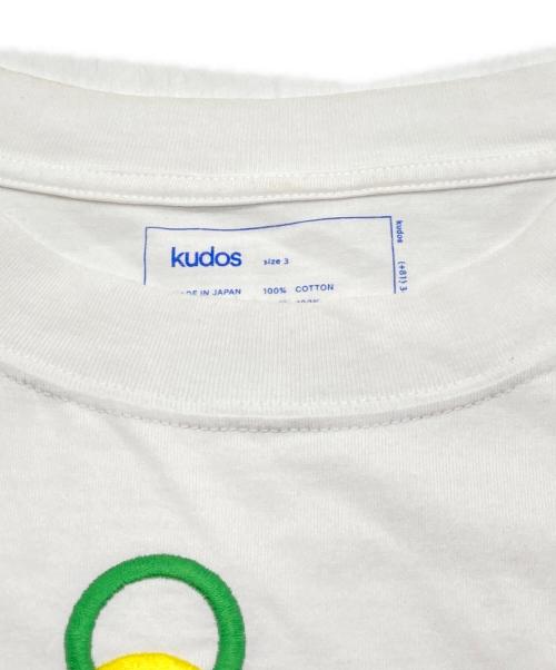 kudos（クードス）kudos (クードス) HOPE T-SHIRT ホワイト サイズ:3の古着・服飾アイテム