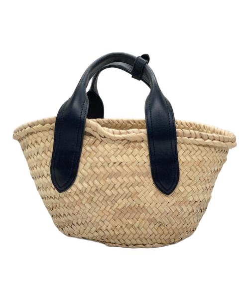 J&M DAVIDSON（ジェイ＆エム デヴィッドソン）J&M DAVIDSON (ジェイ＆エム デヴィッドソン) スモールバスケットバッグ ナチュラル×ブラック サイズ:なしの古着・服飾アイテム