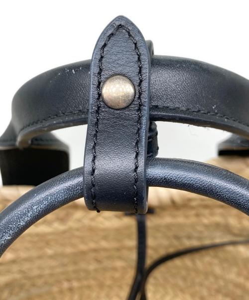 J&M DAVIDSON（ジェイ＆エム デヴィッドソン）J&M DAVIDSON (ジェイ＆エム デヴィッドソン) スモールバスケットバッグ ナチュラル×ブラック サイズ:なしの古着・服飾アイテム