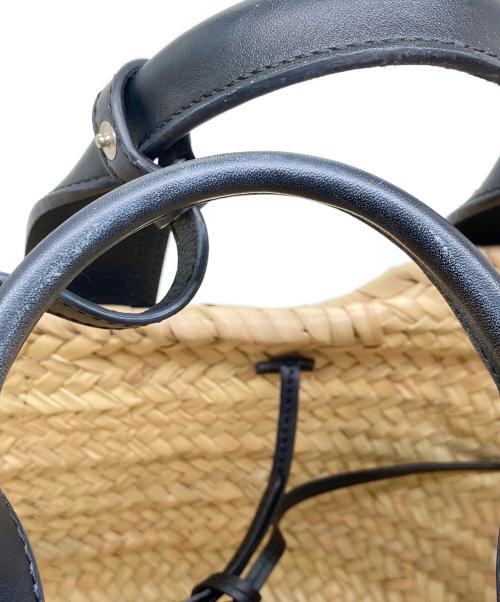 J&M DAVIDSON（ジェイ＆エム デヴィッドソン）J&M DAVIDSON (ジェイ＆エム デヴィッドソン) スモールバスケットバッグ ナチュラル×ブラック サイズ:なしの古着・服飾アイテム