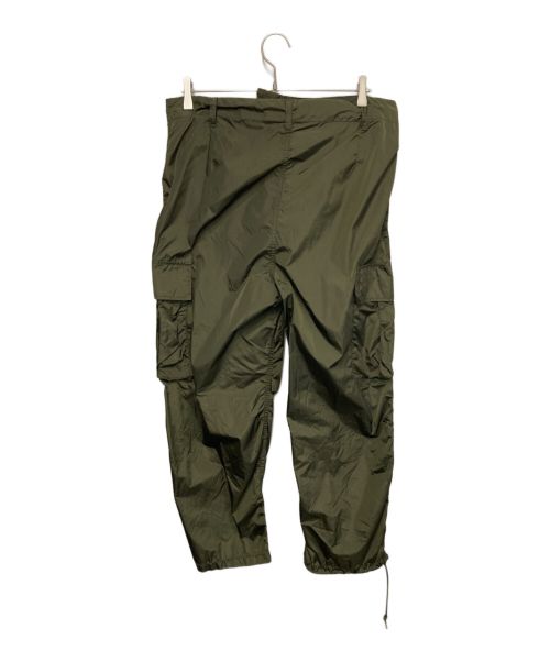 H BEAUTY&YOUTH（エイチ ビューティー&ユース）H BEAUTY&YOUTH (エイチ ビューティー&ユース) OLMETEX CRUNCHY CARGO PANTS/ オリーブ サイズ:Ｓの古着・服飾アイテム