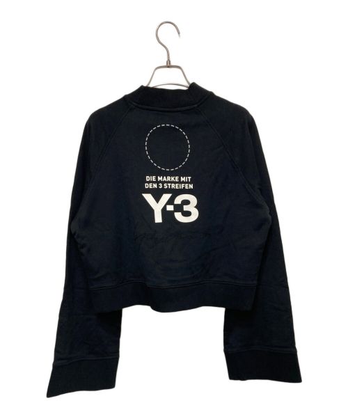 Y-3（ワイスリー）Y-3 (ワイスリー) adidas (アディダス) バックプリントスウェット ブラック サイズ:XSの古着・服飾アイテム