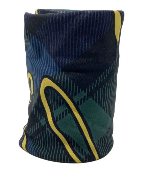 FALIERO SARTI（ファリエロサルティ）FALIERO SARTI (ファリエロサルティ) シルクスカーフ ネイビーの古着・服飾アイテム