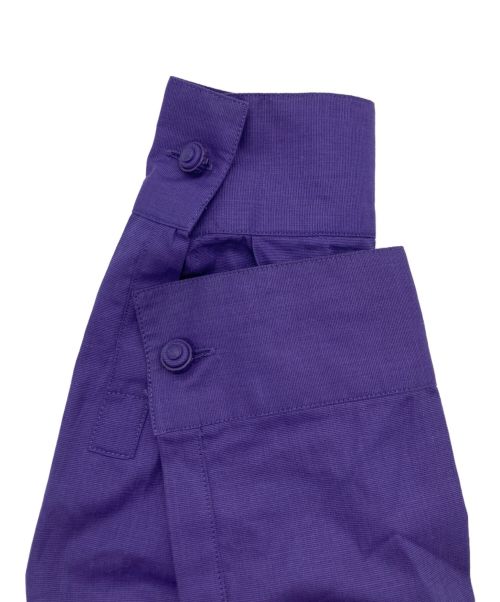 VERSACE JEANS COUTURE（ヴェルサーチ ジーンズクチュール）VERSACE JEANS COUTURE (ヴェルサーチ ジーンズクチュール) コットンシャツ パープル サイズ:Ｓの古着・服飾アイテム