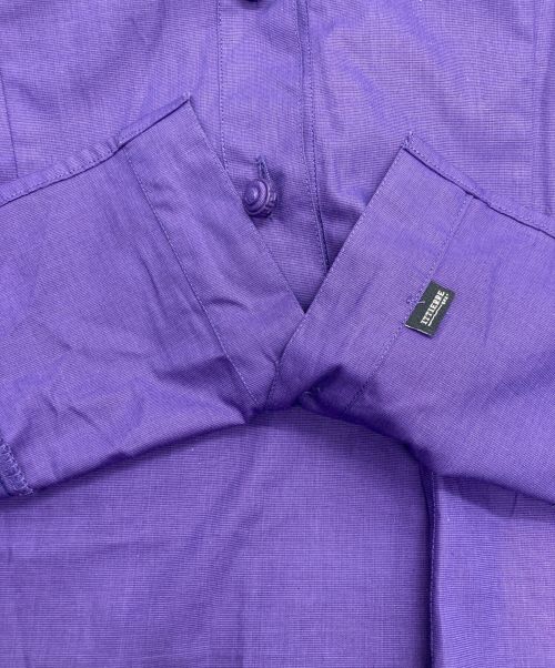 VERSACE JEANS COUTURE（ヴェルサーチ ジーンズクチュール）VERSACE JEANS COUTURE (ヴェルサーチ ジーンズクチュール) コットンシャツ パープル サイズ:Ｓの古着・服飾アイテム