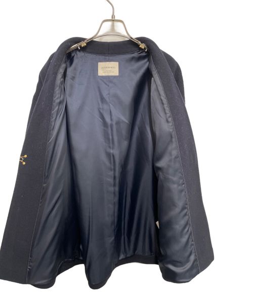 green label relaxing（グリーンレーベルリラクシング）green label relaxing (グリーンレーベルリラクシング) ヴィクトリアン ウール ハーフコート ネイビー サイズ:Ｍの古着・服飾アイテム