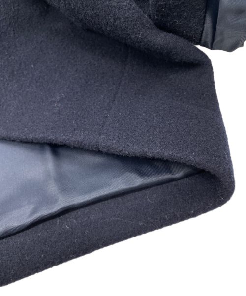 green label relaxing（グリーンレーベルリラクシング）green label relaxing (グリーンレーベルリラクシング) ヴィクトリアン ウール ハーフコート ネイビー サイズ:Ｍの古着・服飾アイテム