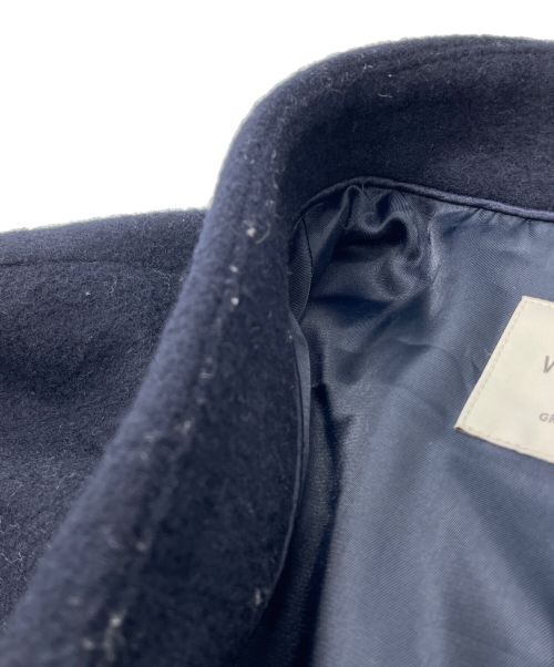 green label relaxing（グリーンレーベルリラクシング）green label relaxing (グリーンレーベルリラクシング) ヴィクトリアン ウール ハーフコート ネイビー サイズ:Ｍの古着・服飾アイテム