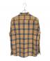 SHIPS (シップス)  japan quality スペック染め チェック レギュラーカラー シャツ イエロー サイズ:L：3500円