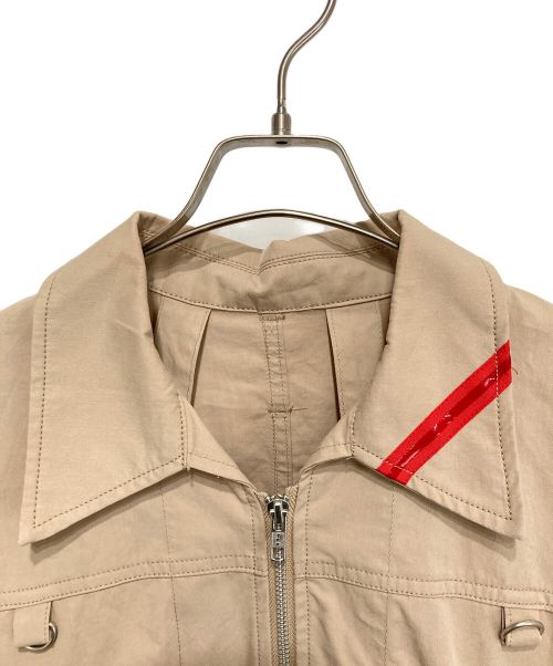 PHINGERIN（フィンガリン）PHINGERIN (フィンガリン) ZIP RUN JACKET ベージュ サイズ:Lの古着・服飾アイテム