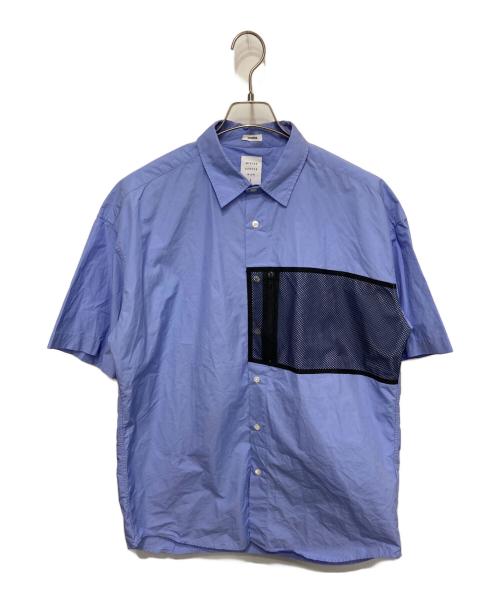 MISTER GENTLEMAN（ミスタージェントルマン）MISTER GENTLEMAN (ミスタージェントルマン) 半袖シャツ ブルー サイズ:Lの古着・服飾アイテム