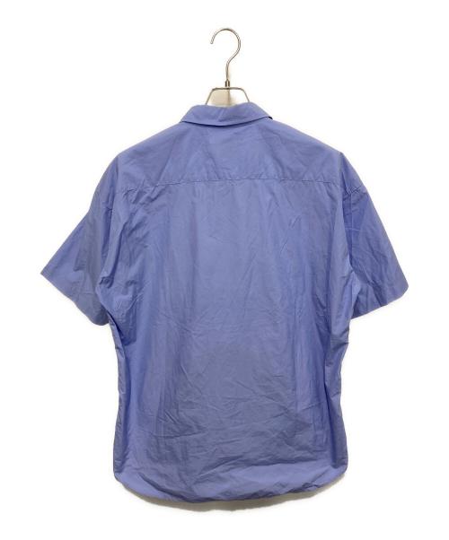 MISTER GENTLEMAN（ミスタージェントルマン）MISTER GENTLEMAN (ミスタージェントルマン) 半袖シャツ ブルー サイズ:Lの古着・服飾アイテム