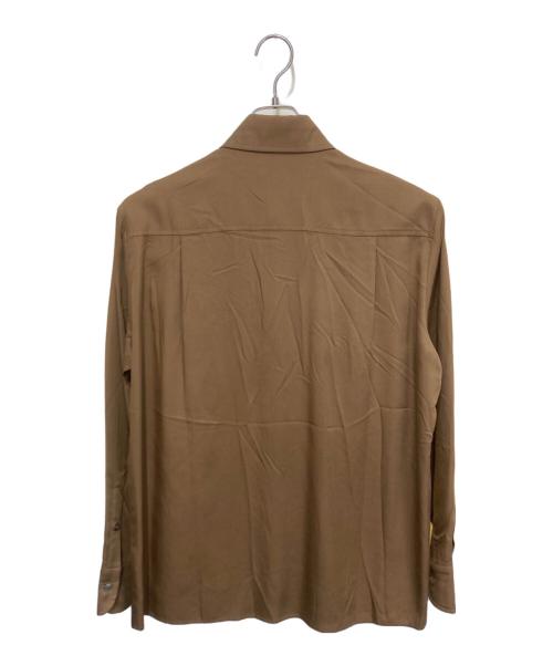 ROBERTO COLLINA（ロベルトコリーナ）ROBERTO COLLINA (ロベルトコリーナ) エポーレット付きシャツ ベージュ サイズ:48の古着・服飾アイテム