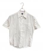 Paul Smith Londonポールスミスロンドン）の古着「半袖ストライプシャツ」｜ホワイト