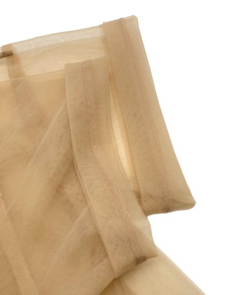 BEAUTY&YOUTH（ビューティーアンドユース）BEAUTY&YOUTH (ビューティーアンドユース) ナイロンチュールレイヤードプルオーバー ベージュ サイズ:FREEの古着・服飾アイテム