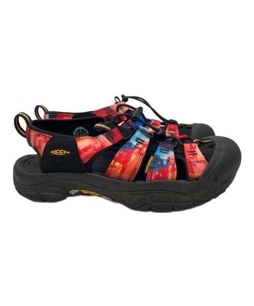 KEEN（キーン）KEEN (キーン) NEWPORT RETRO ブラック×レッド サイズ:US9　27cmの古着・服飾アイテム