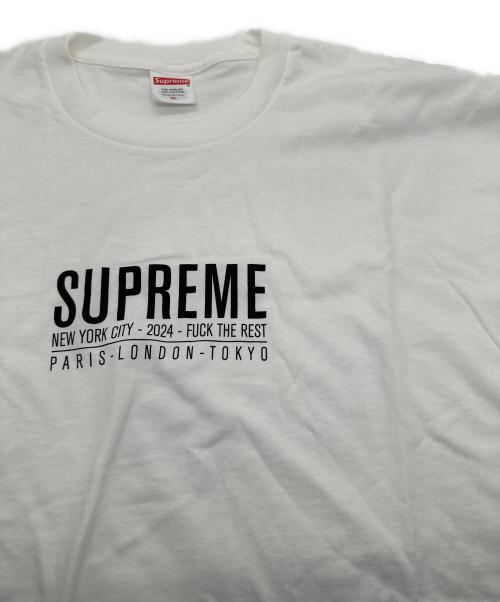 SUPREME（シュプリーム）SUPREME (シュプリーム) PARIS TEE / パリ TEE ホワイト サイズ:XLの古着・服飾アイテム