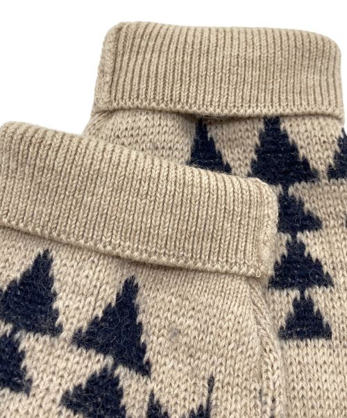 JELADO（ジェラード）JELADO (ジェラード) ショールカラーニット ベージュ サイズ:Ｍの古着・服飾アイテム